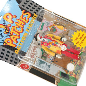 J.P. Patches Autographed Action Figure 2003 Accoutrements Clown Toy SEALED Rare